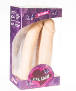 Alternative view of PINK ROOM - ARTHUS REALISTIC DOUBLE DILDO FLESH 17CM/15.5CM
