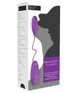 Alternative view of B SWISH - BNAUGHTY CLASSIC VIBRATING BULLET PURPLE