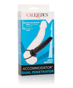 Alternative view of CALEXOTICS - ACCOMMODATOR DUAL PENETRATOR BLACK