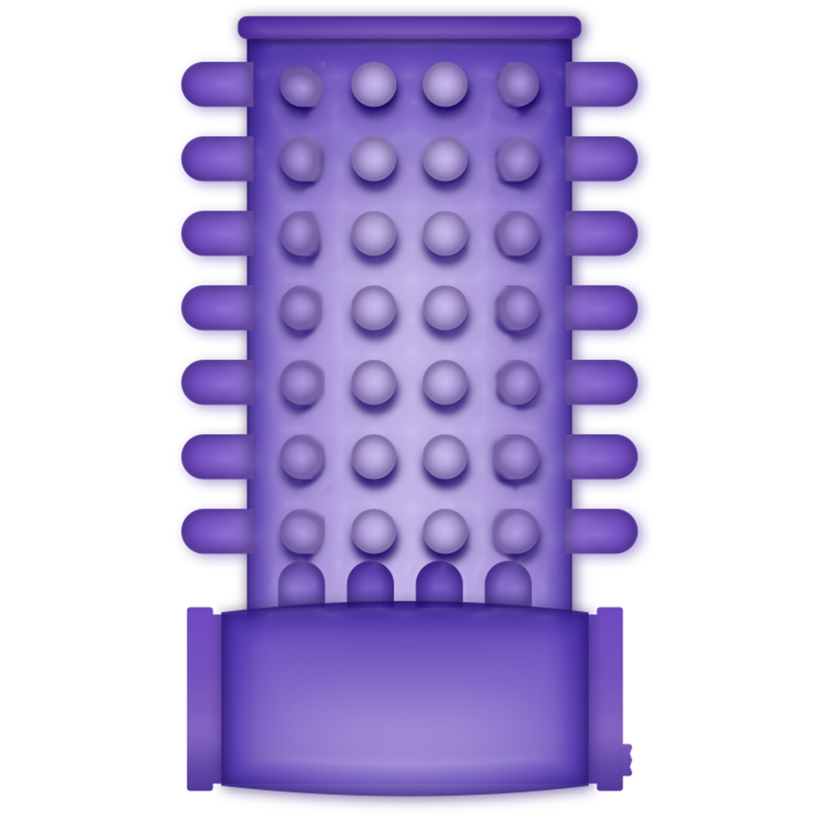 CASUAL LOVE - RING VIBRATING SLEEVE PURPLE - Image 4