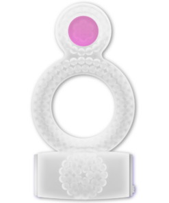 Alternative view of CASUAL LOVE - RING VIBRATING DOUBLE PLEASURE TRANSPARENT
