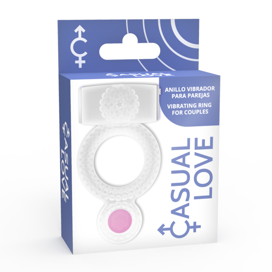 CASUAL LOVE - RING VIBRATING DOUBLE PLEASURE TRANSPARENT - Image 4