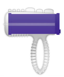Alternative view of CASUAL LOVE - RING TONGUE VIBRATING PURPLE