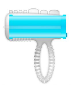 Alternative view of CASUAL LOVE - RING TONGUE VIBRATING BLUE