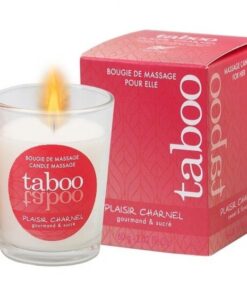 RUF - TABOO MASSAGE CANDLE FOR HER PLAISIR CHARNEL COCOA FLOWER AROMA
