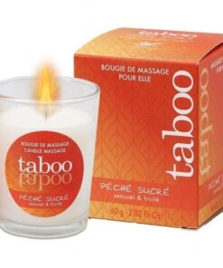 RUF - TABOO MASSAGE CANDLE FOR HER PECHE SUCRE NECTARINE AROMA