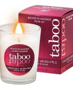 RUF - TABOO MASSAGE CANDLE FOR HIM CARESSES ARDENTES FERN AROMA