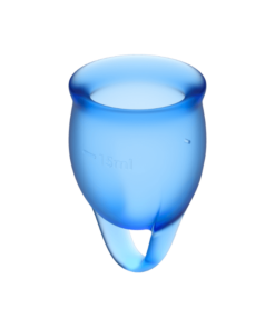Alternative view of SATISFYER FEEL CONFIDENT MENSTRUAL CUP DARK BLUE  15+20ML