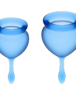 SATISFYER FEEL GOOD MENSTRUAL CUP DARK BLUE  15+20ML