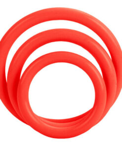 CALEXOTICS - TRI-RINGS SET RED