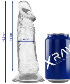 XRAY CLEAR COCK 16.5 CM X 4 CM