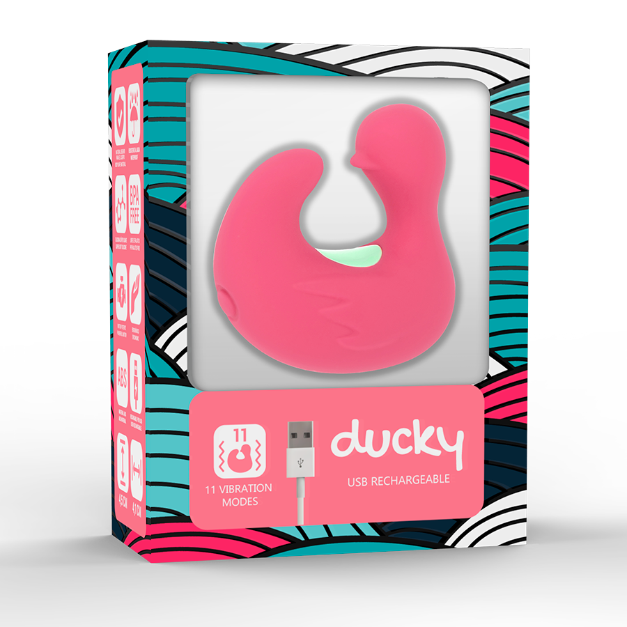 HAPPY LOKY - DUCKYMANIA RECHARGEABLE SILICONE STIMULATOR FINGER - Image 4