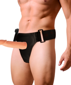 Alternative view of HARNESS ATTRACTION - WILLIAN HOLLOW RNES WITH VIBRATOR 17 CM -O- 4.5 CM
