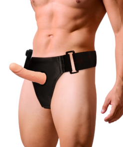 Alternative view of HARNESS ATTRACTION - RNES HOLLOW FRAMES WITH VIBRATOR 15 CM -O- 5 CM