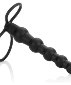CALEXOTICS - BEADED DUAL PENETRATOR BLACK