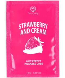 SECRETPLAY - SINGLE DOSE LUBRICANT STRAWBERRIES  CREAM 10 ML
