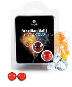 SECRETPLAY - BRAZILIAN BALLS HEAT  COLD EFFECT 2 UNITS