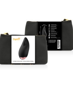 Alternative view of COQUETTE CHIC DESIRE - CLITORIAL STIMULATOR BLACK / GOLD DROP