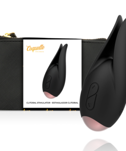 COQUETTE CHIC DESIRE - CLITORIAL STIMULATOR BLACK / GOLD FLOWER