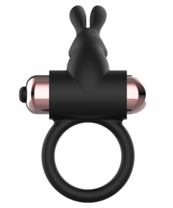 Alternative view of COQUETTE CHIC DESIRE - COCK RING WITH VIBRATOR BLACK/ GOLD