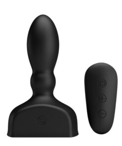 Alternative view of MR PLAY - BLACK INFLATABLE ANAL PLUG REMOTE CONTROL