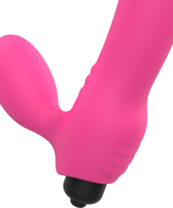 Alternative view of OHMAMA - BIX DOUBLE STIMULATION VIBRATOR XMAS EDITION PINK