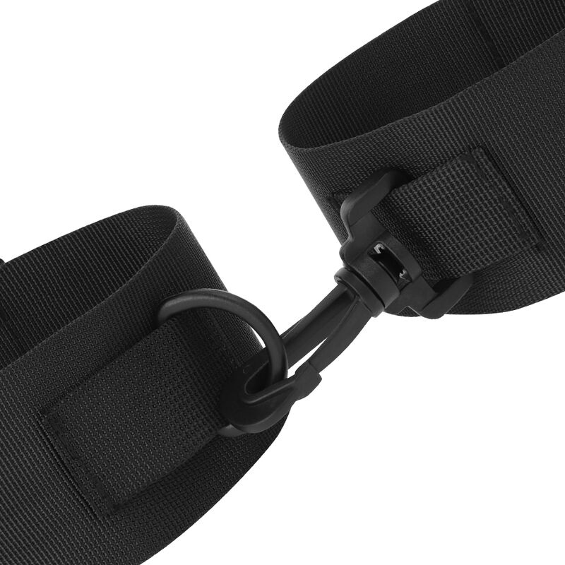 DARKNESS - BLACK NYLON ANKLE CUFFS - Image 4