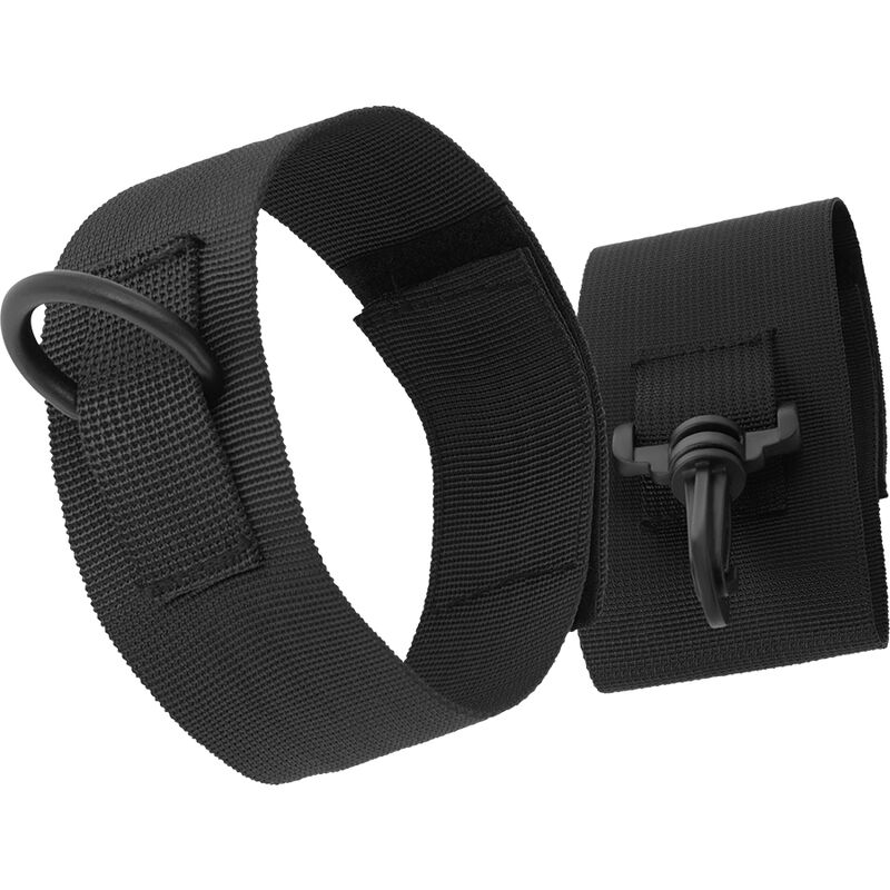 DARKNESS - BLACK NYLON ANKLE CUFFS - Image 5