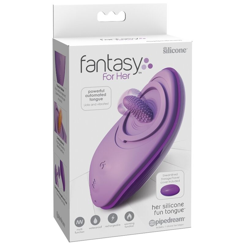 FANTASY FOR HER - HER SILICONE FUN TONGUE PURPLE - Image 5