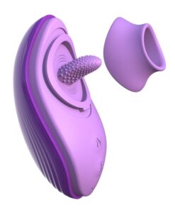 Alternative view of FANTASY FOR HER - HER SILICONE FUN TONGUE PURPLE