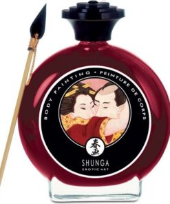 SHUNGA - STRAWBERRY AND CAVA BODY PAINTING