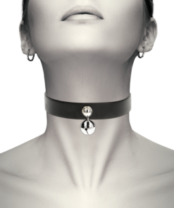 Alternative view of COQUETTE CHIC DESIRE - VEGAN LEATHER NECKLACE WOMAN RATTLE ACCESSORY