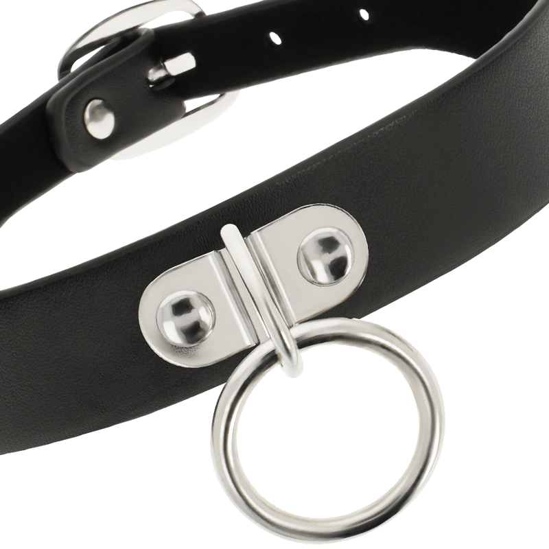 COQUETTE CHIC DESIRE - VEGAN LEATHER NECKLACE WOMAN FETISH ACCESSORY - Image 4