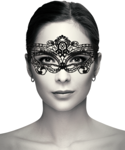 Alternative view of COQUETTE CHIC DESIRE - LACE MASK BLACK