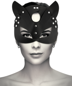 Alternative view of COQUETTE CHIC DESIRE - VEGAN LEATHER MASK WITH BUNNY EARS