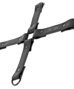 Alternative view of FETISH SUBMISSIVE - VEGAN LEATHER HANDCUFF UNION