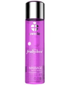 SWEDE - FRUITY LOVE WARMING EFFECT MASSAGE OIL PINK RASPBERRY AND RHUBARB 60 ML