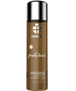 SWEDE - FRUITY LOVE WARMING EFFECT MASSAGE OIL INTENSE DARK CHOCOLATE 120 ML