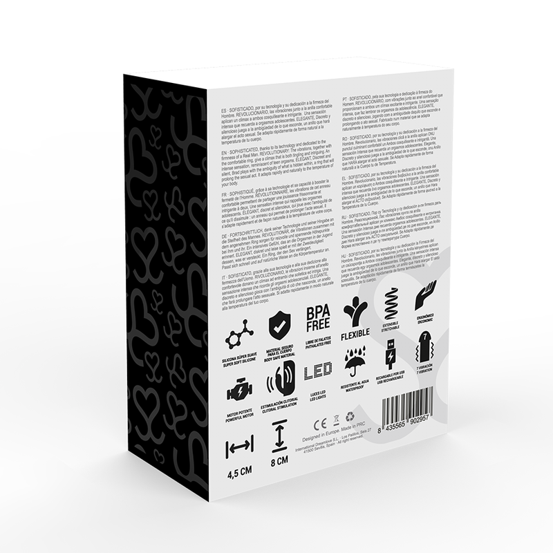 MORESSA ZAC PREMIUM RECHARGEABLE VIBRATING RING - Image 4