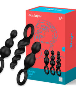 Alternative view of SATISFYER - ANAL PLUGS SET 3 PCS BLACK