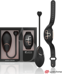 ANNE'S DESIRE - EGG REMOTE CONTROL TECHNOLOGY WATCHME BLACK/GOLD