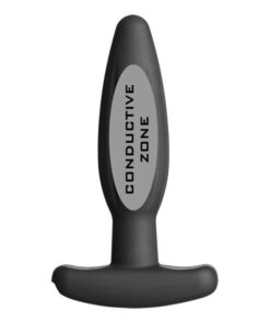 Alternative view of ELECTRASTIM - SILICONE BLACK ROCKER BUTT PLUG SMALL