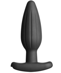 ELECTRASTIM - SILICONE BLACK ROCKER BUTT PLUG MEDIUM