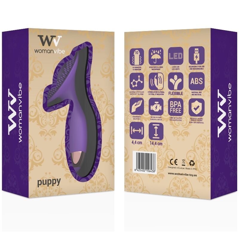 WOMANVIBE - PUPPY STIMULATOR RECHARGEABLE SILICONE - Image 2