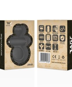 Alternative view of WOMANVIBE - ZEUS SILICONE VIBRATOR RING