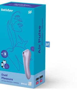 Alternative view of SATISFYER - DUAL PLEASURE AIR PULSE VIBRATOR MAUVE