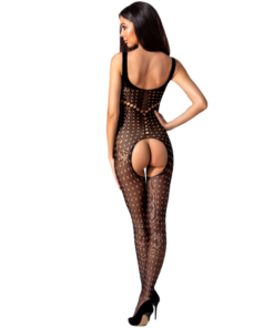 Alternative view of PASSION WOMAN BS078 BODYSTOCKING - BLACK ONE SIZE
