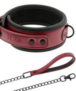 FETISH SUBMISSIVE DARK ROOM - NEOPRENE LINING CHAIN NECKLACE