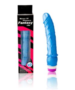 BAILE - WAVES OF PLEASURE VIBRATOR 23 CM BLUE