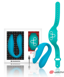 WEARWATCH - DUAL TECHNOLOGY WATCHME VIBRATOR INDIGO/SEAWATER